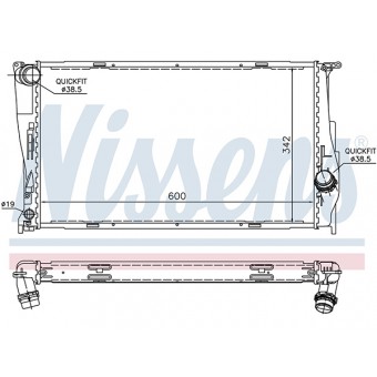 Motor Su Radyatörü E87 E90 [M47 N47] Man/Otm.Şanz; AC+/-